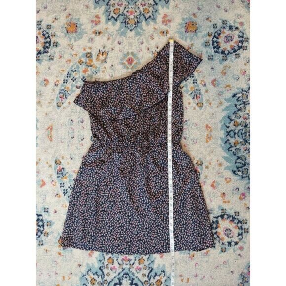 Free Generation One Shoulder Floral Dress‎ with Ruffle - Picture 8 of 8